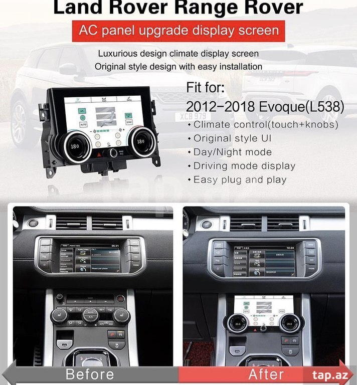 "Range Rover Evoque 2012-18" kondisioner sensoru (5)