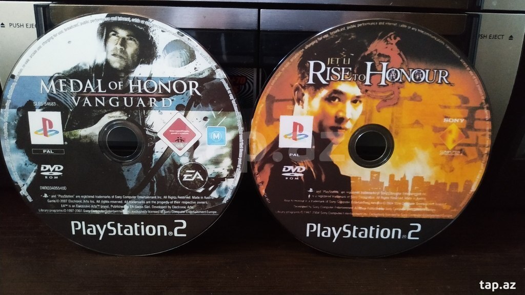 PS2 üçün oyun diskləri