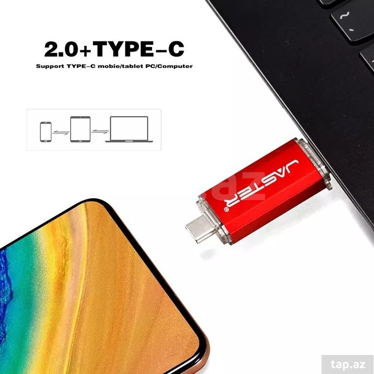 "USB 3 in 1" flaş kartları 32GB, 64GB  (2)