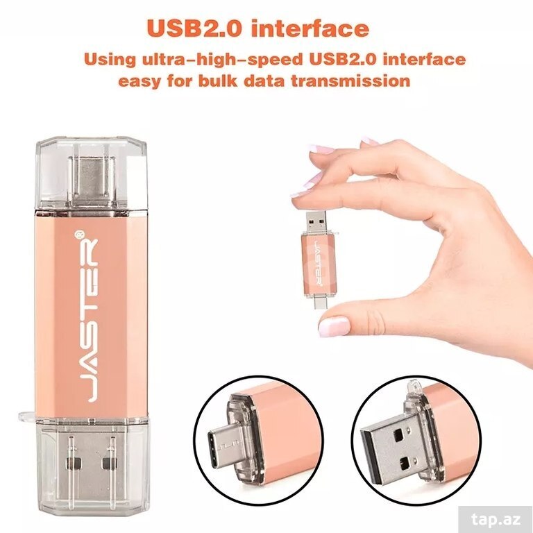 "USB 3 in 1" flaş kartları 32GB, 64GB 