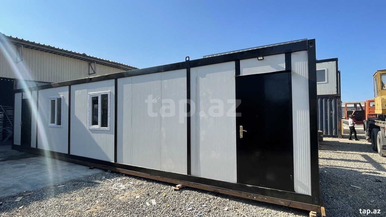 Iki otaqlı sandwich panel yeməkxana tipli konteyner