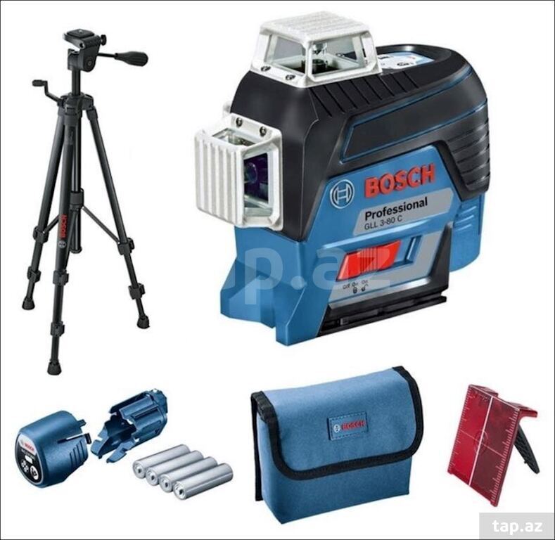 Nivelir "Bosch GLL 3-80 C + BT 150"