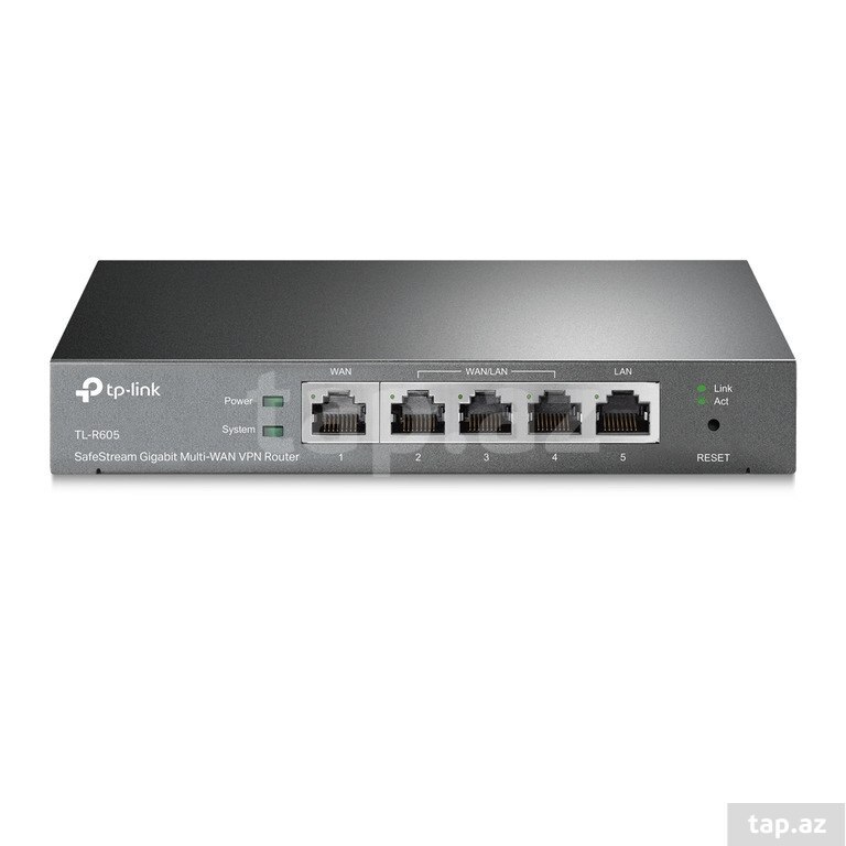 Şəbəkə avadanlığı "TP-Link TL-R605 SAFESTREAM GIGABIT MULTI-WAN ROUTER"