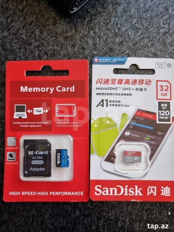Micro card 32GB -256GB