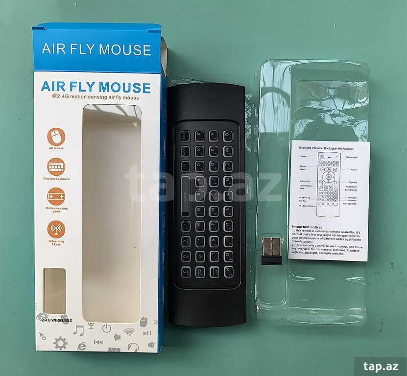 Keyboard air mouse "MX3 Vioce+Backlight " (6)