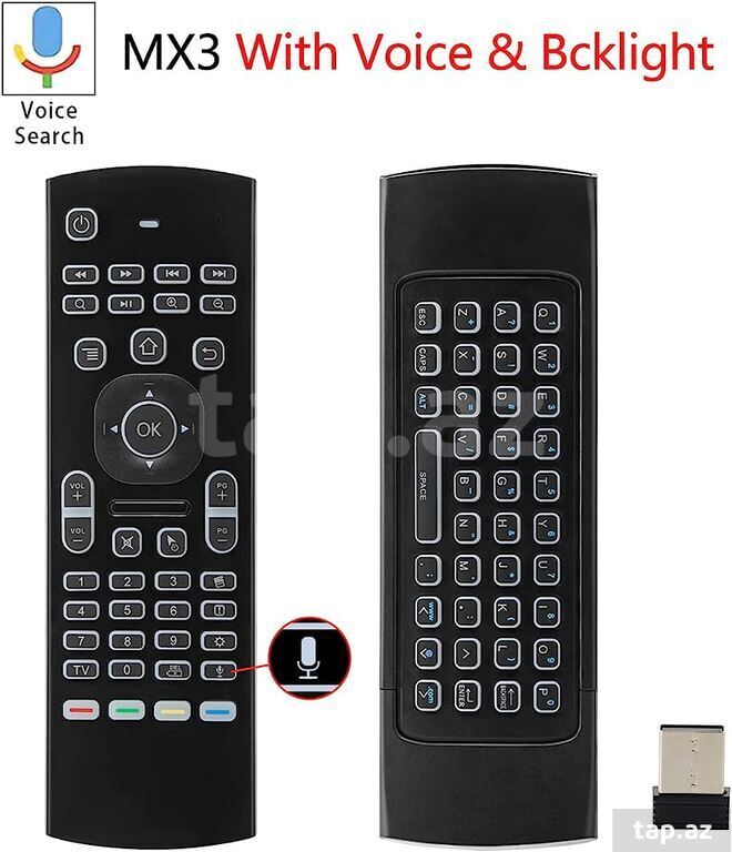 Keyboard air mouse "MX3 Vioce+Backlight " (7)