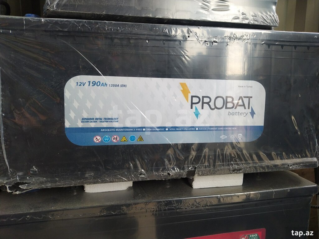 "Probat 12 v 190 ah" akkumulyator 