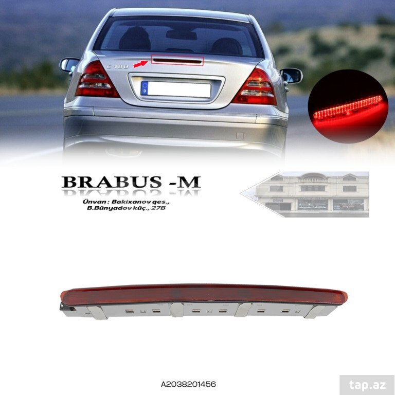 "Mercedes C-class w203" baqaj stopu