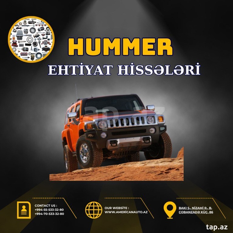 "HUMMER" ehtiyat hissələri