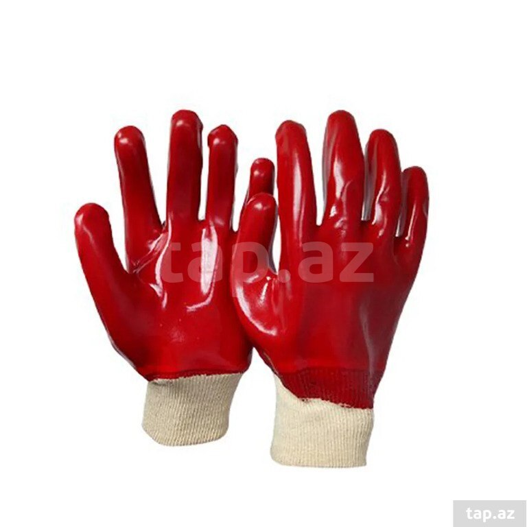 PVC kimyəvi davamlı əlcək  (2)