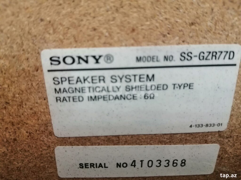 "SONY - SS-GZR-77D" акустическая система (6)