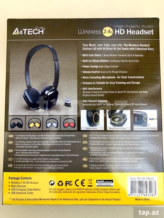 Qulaqlıq “A4Tech RH-200” (6)