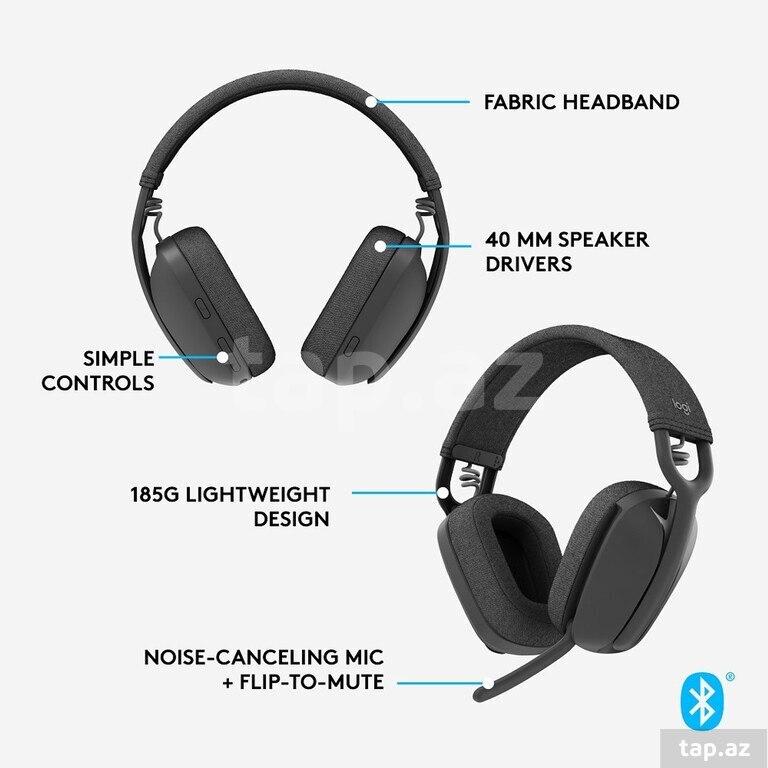 Logitech Zone Vibe 100 Off Wireless Headset (6)