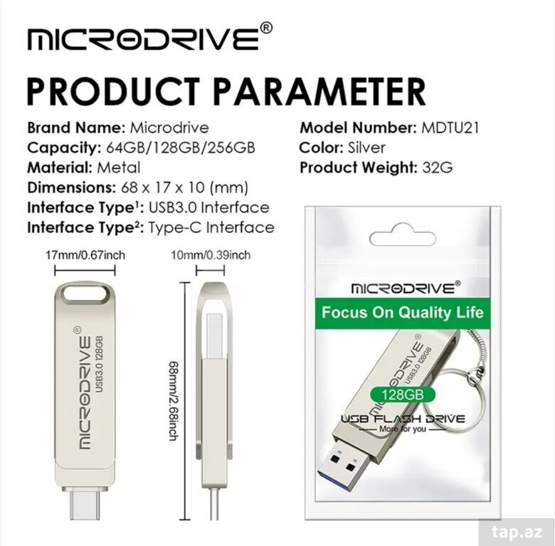 USB flaş "Microdrive" (2)