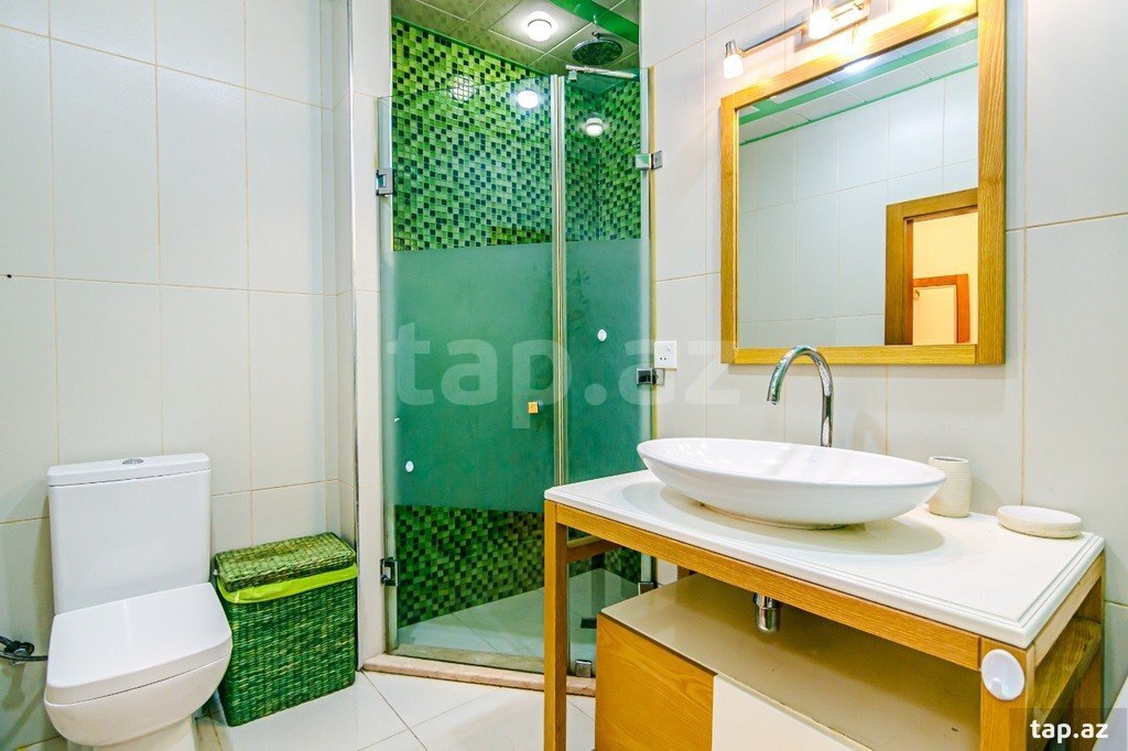 2-otaqlı mənzil kirayə verilir, Sahil m., 80 m² (14)