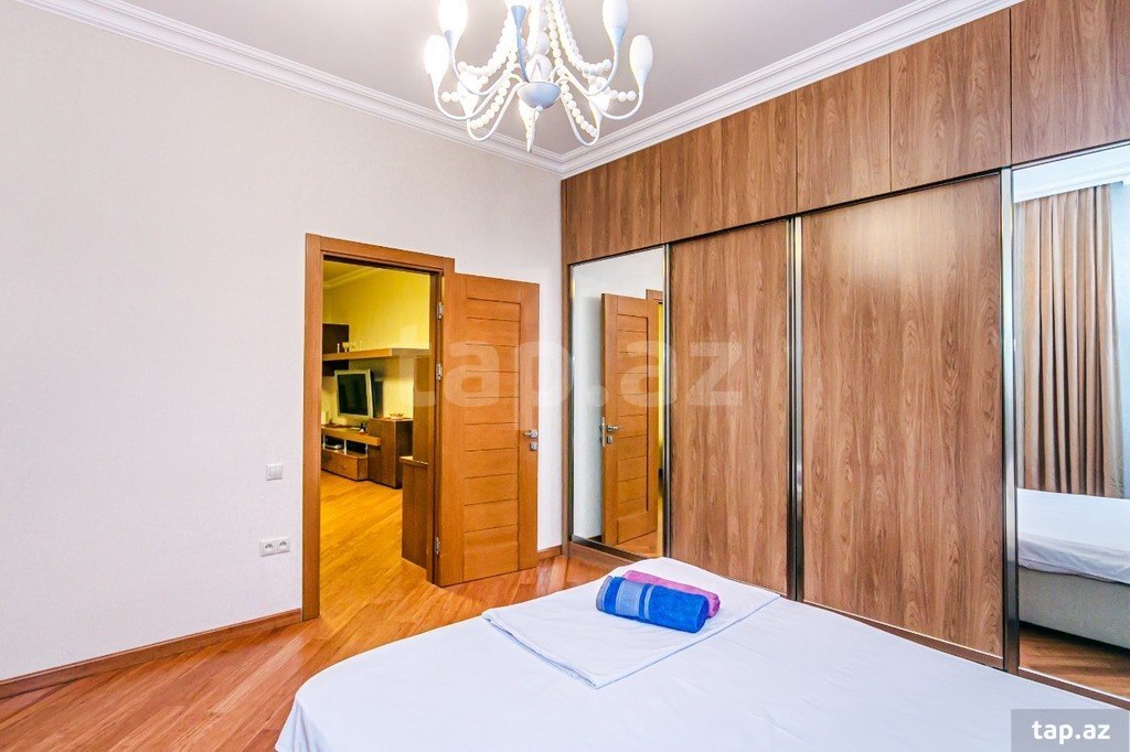 2-otaqlı mənzil kirayə verilir, Sahil m., 80 m² (18)