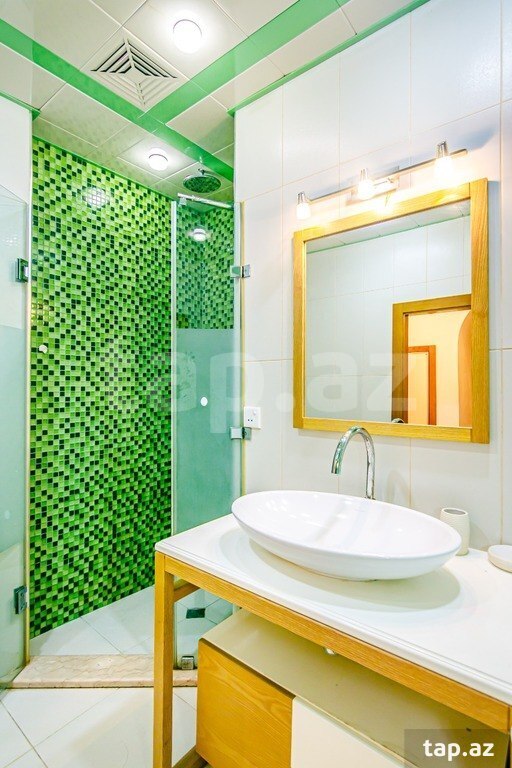 2-otaqlı mənzil kirayə verilir, Sahil m., 80 m² (9)
