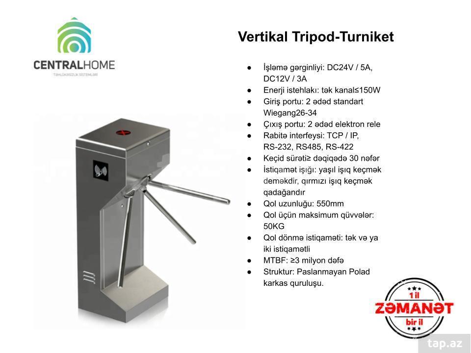 Turniket sistemlərinin quraşdırılması