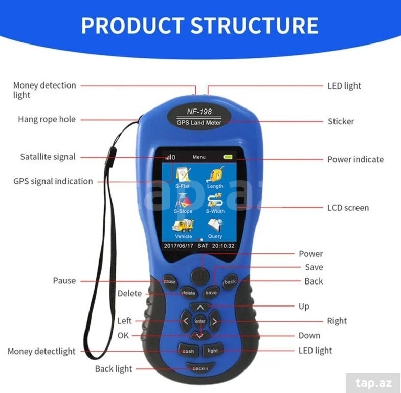 GPS metr "Noyafa NF-198" (4)