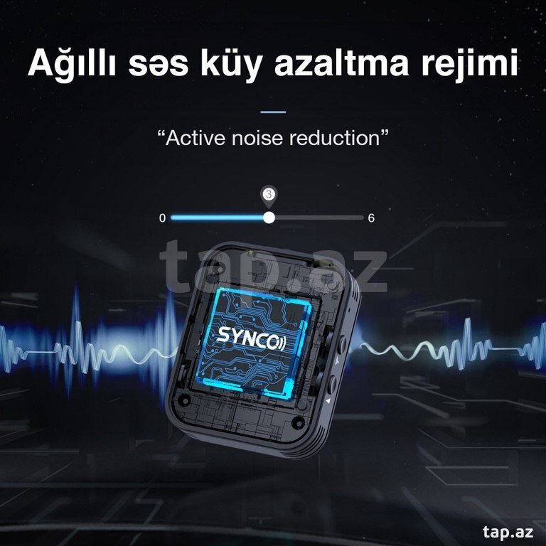 “Synco G2 A2 Pro” simsiz yaxa mikrofonu (2 nəfərlik) (12)