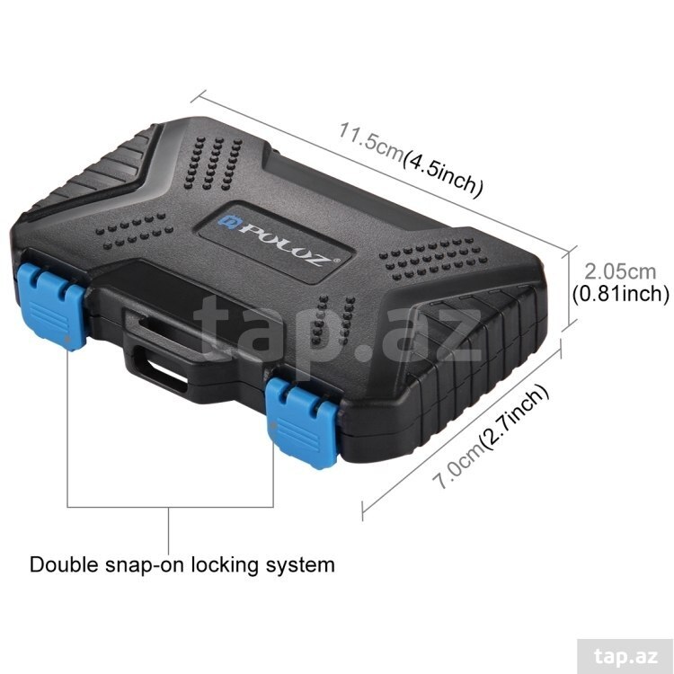 “Puluz PU5002” Yaddaş kartları üçün saxlama qabı (7)