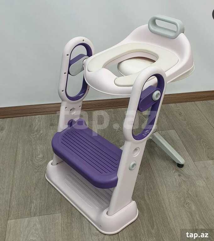 Uşaqlar üçün nərdivanlı tualet oturacağı