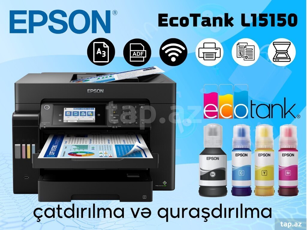Printer "Epson L15150 A3 dupleks"