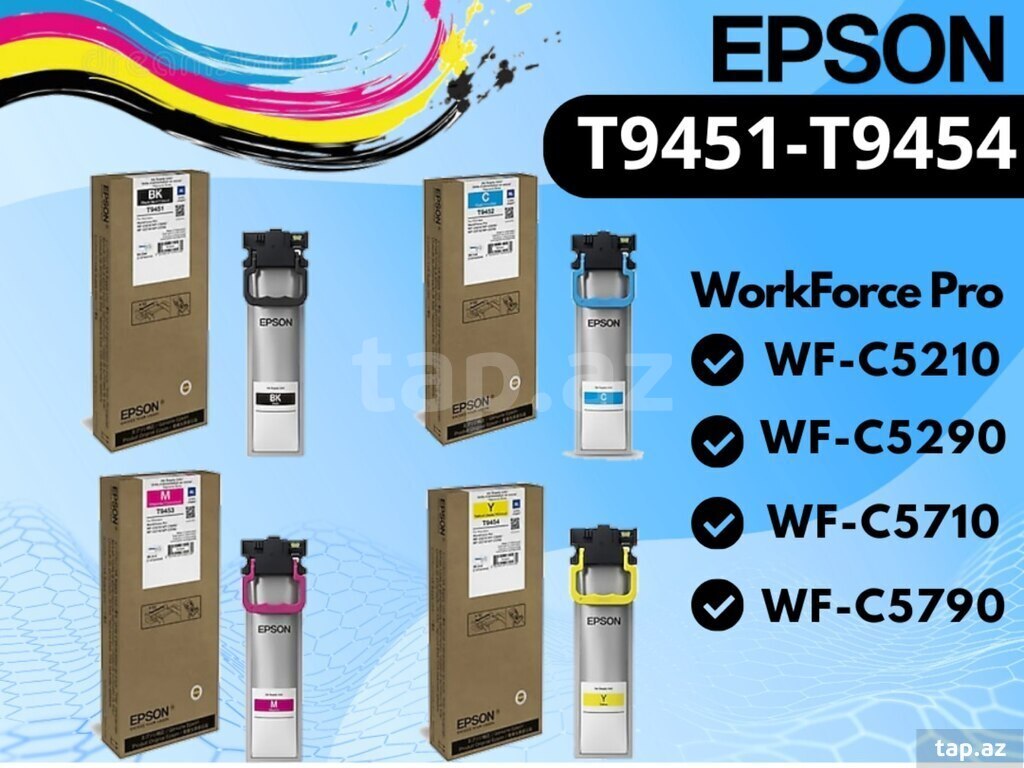 Mürəkkəb "Epson T9451-T9454"