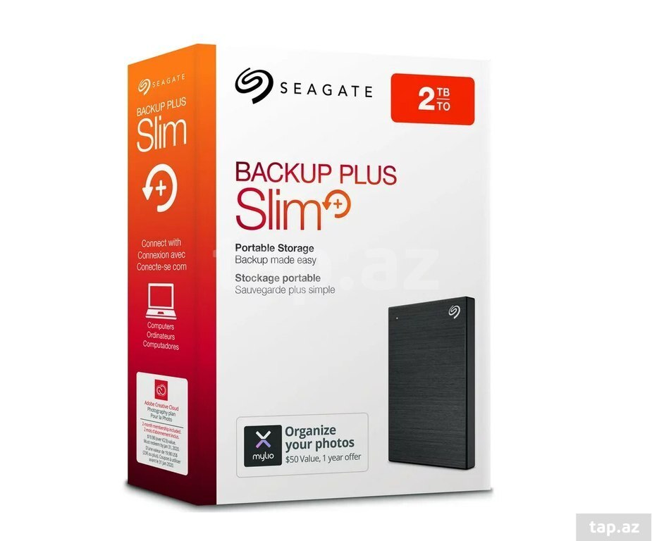 Xarici hard disk "Seagate Backup Plus 2TB"