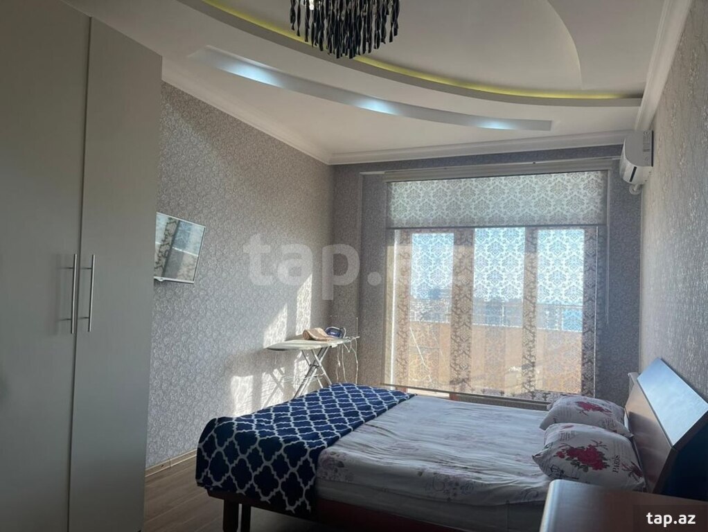 3-otaqlı yeni tikili kirayə verilir, Nəsimi r., 90 m²