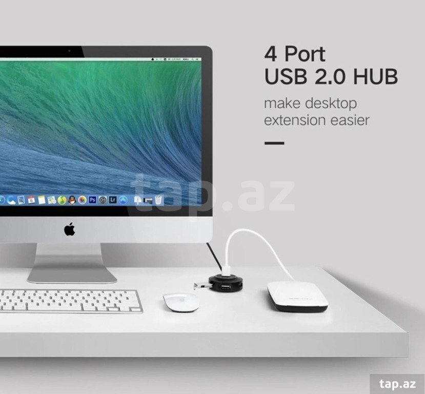 UGREEN 50261  USB2.0  4-port HUB -0.25m