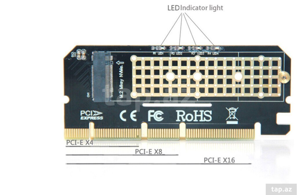 SSD konvertor "PCIe to M.2 NVME" (4)