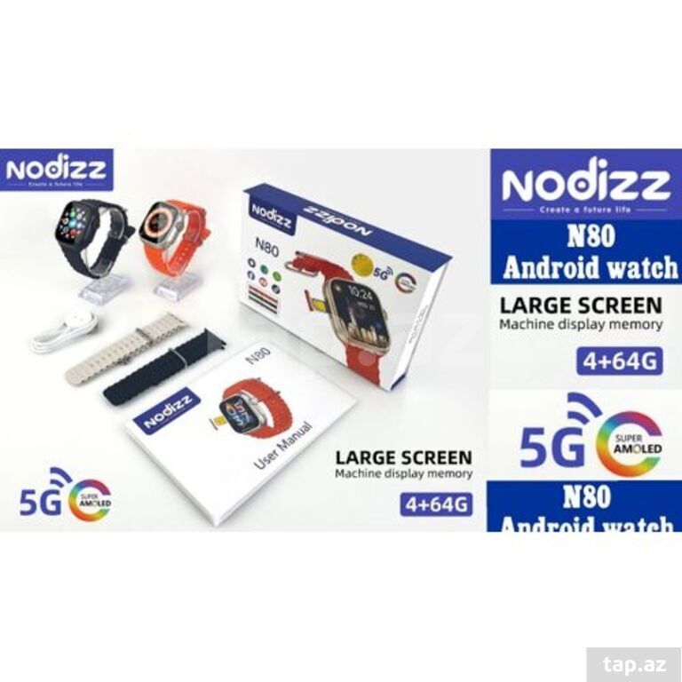 Smart saat "Nodizz N80 5G Golden"