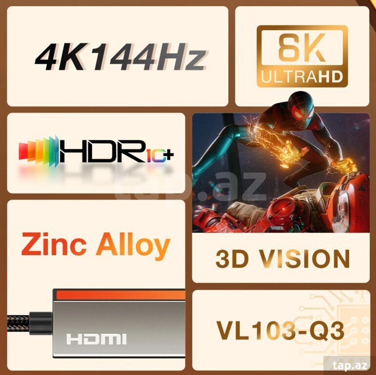 Konvertor  "Display Port to TypeC 8K 60hz" (2)