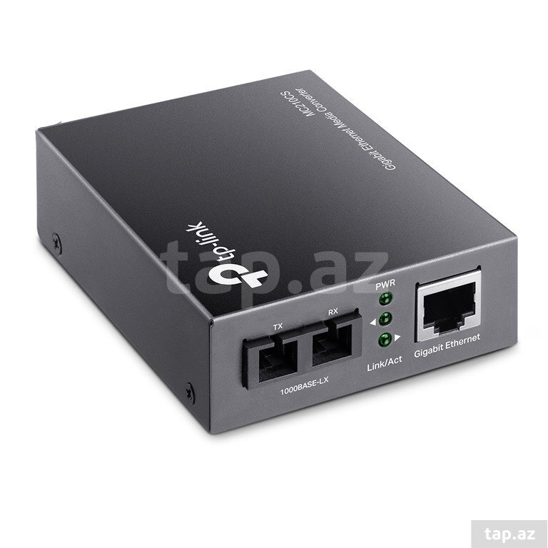 Şəbəkə avadanlığı "TP-Link MC210CS Gigabit Single-Mode Media Converter" (2)