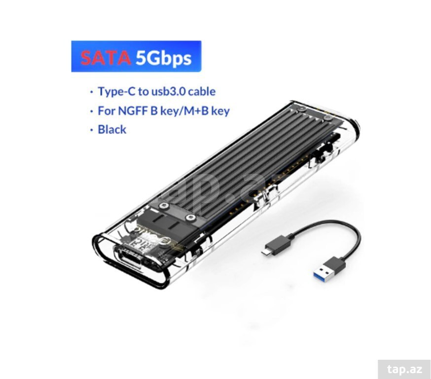 SSD box M.2 Sata Orico Type-C USB 3.0