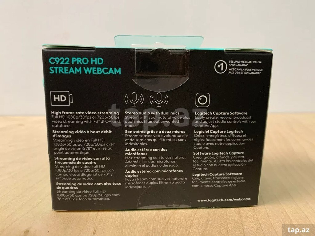 Web kamera "Logitech C922 Pro Stream" (2)