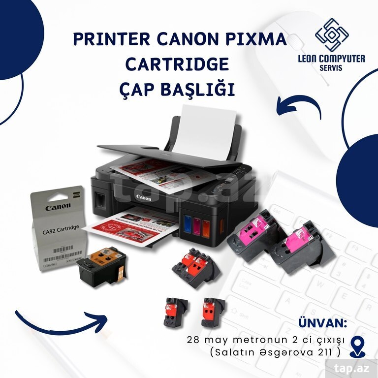 "Canon" pixma kartrici