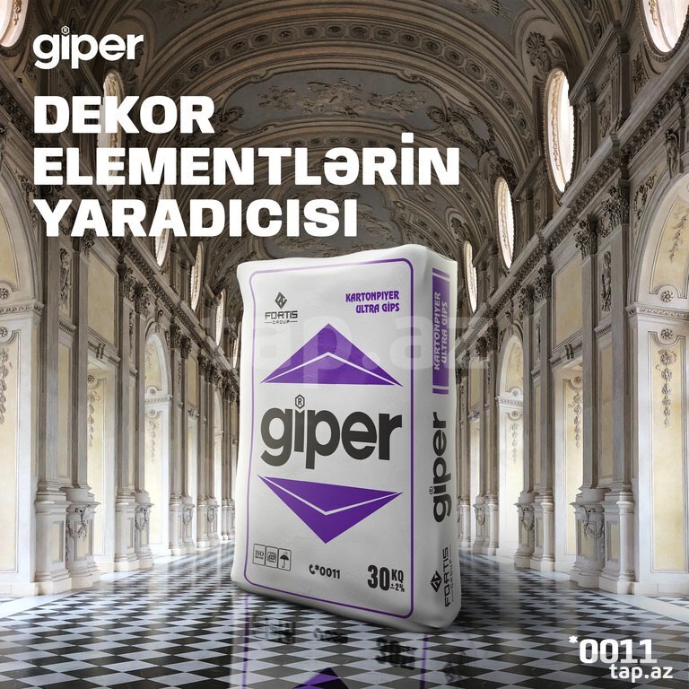 "Giper" kartonpiyer ultra gips