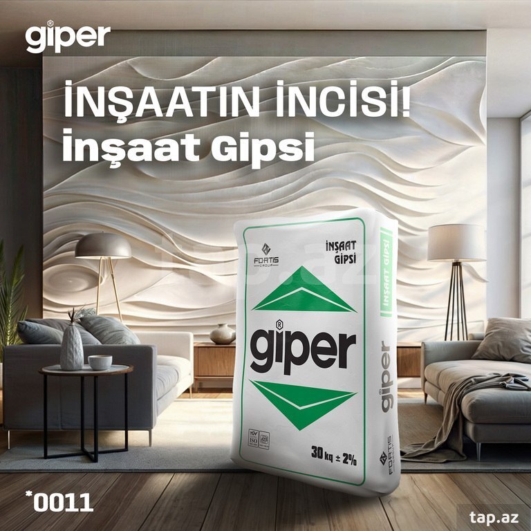 "Giper" inşaat gipsi 