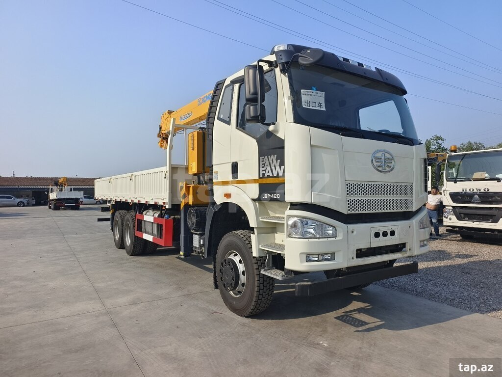 FAW 6x6 8ton kran manipulyator, 2024 il (2)
