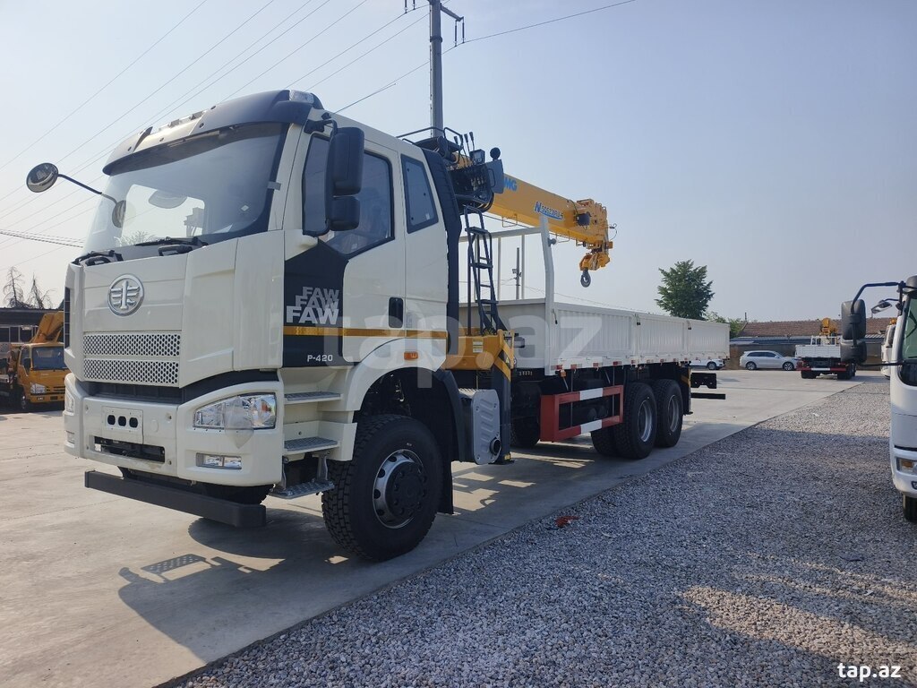 FAW 6x6 8ton kran manipulyator, 2024 il
