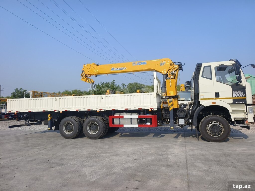 FAW 6x6 8ton kran manipulyator, 2024 il (3)