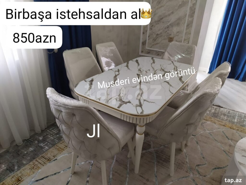 Masa və oturacaqlar