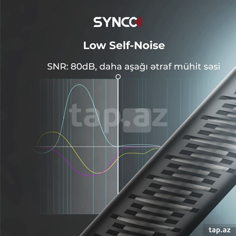 “Synco D2” Kamera üçün XLR boom mikrofon (7)