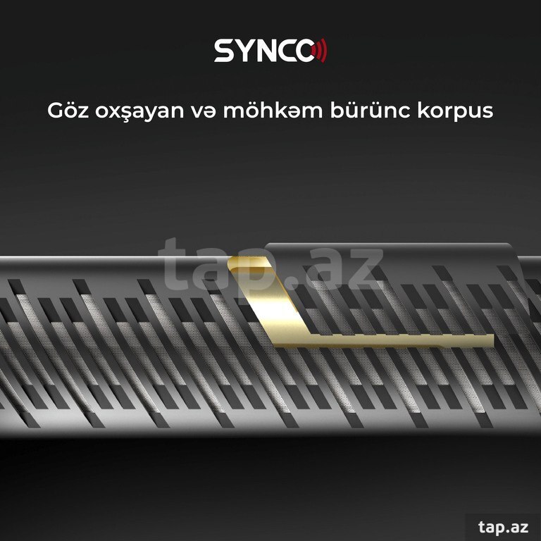“Synco D2” Kamera üçün XLR boom mikrofon (9)