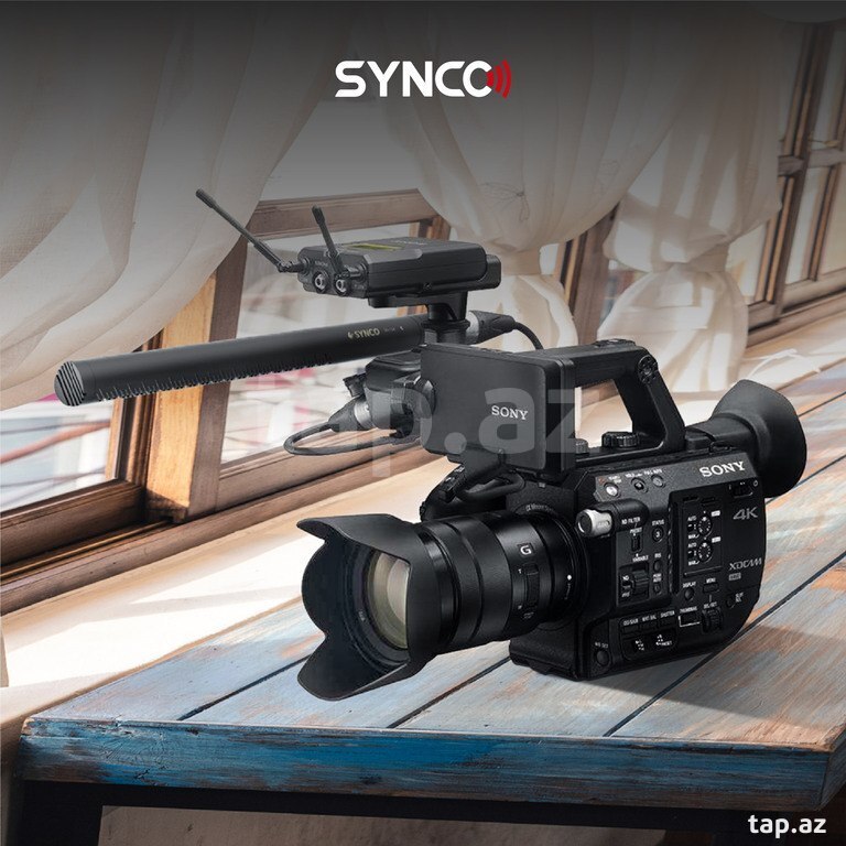 “Synco D2” Kamera üçün XLR boom mikrofon (13)