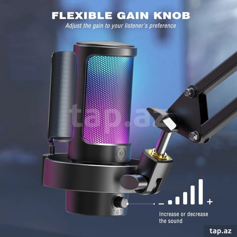 Mikrofon "Fifine Ampligame A8 RGB gaming" (8)