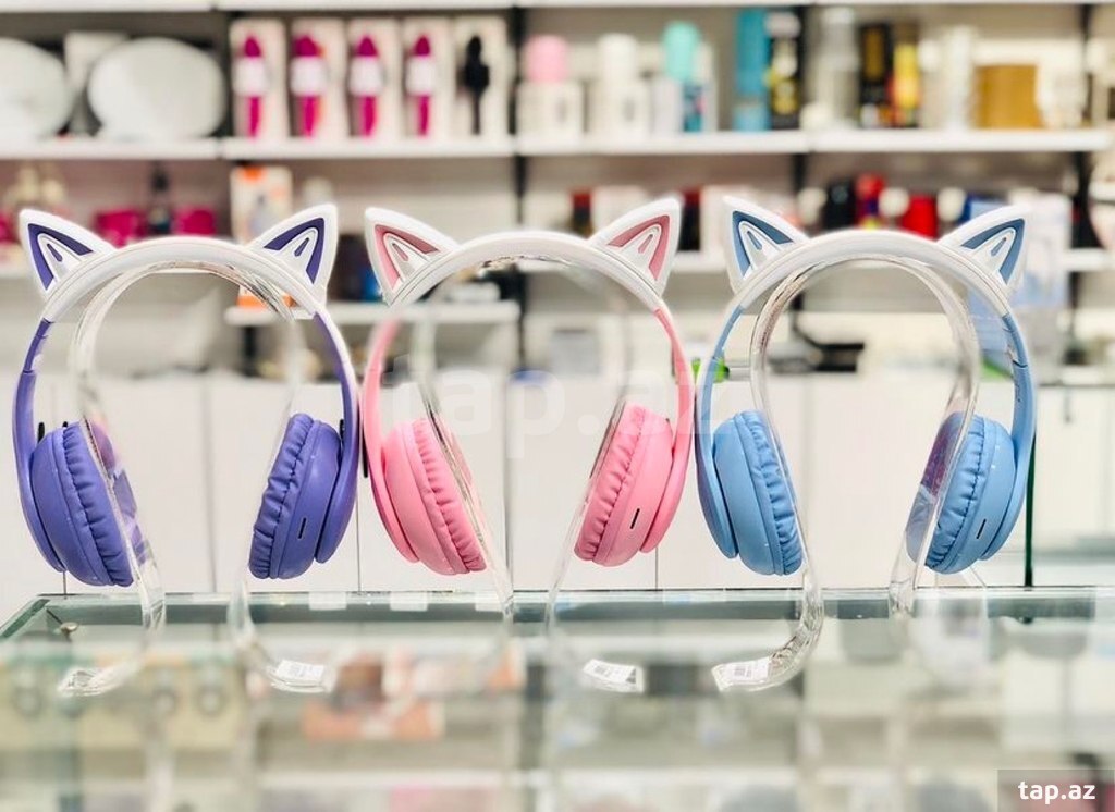 "Hoco W42 Cat Ear" bluetooth qulaqlıq