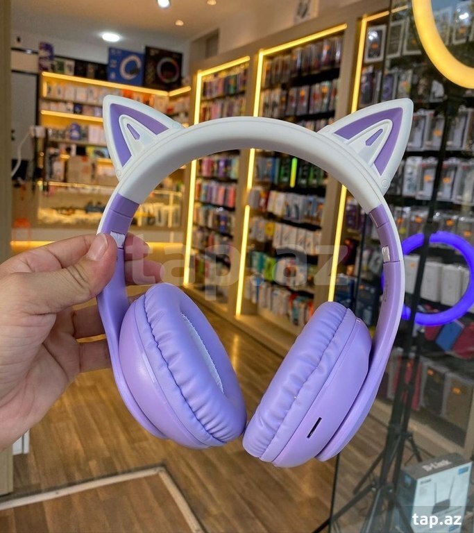 "Hoco W42 Cat Ear" bluetooth qulaqlıq (7)